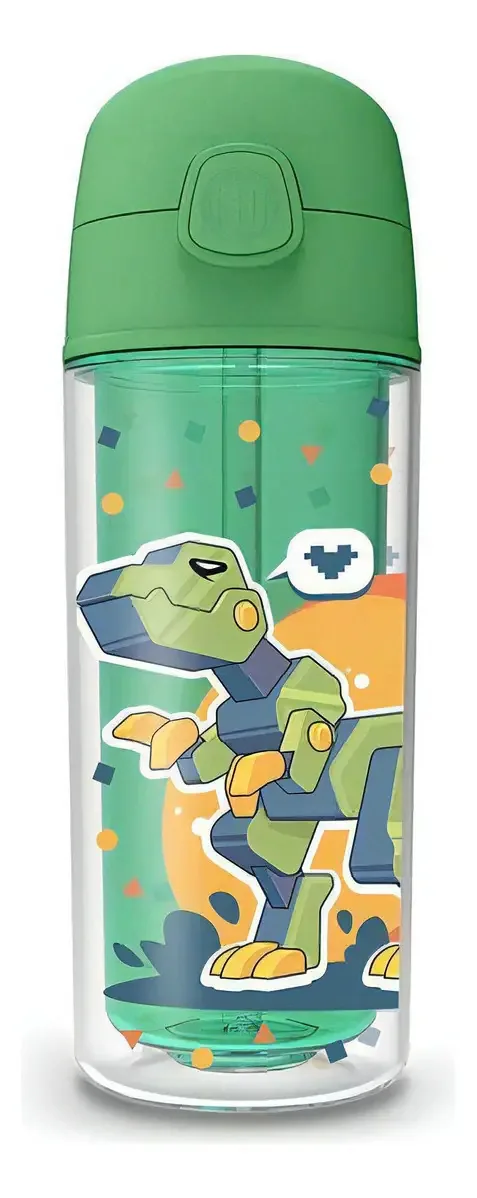 Garrafa Pop Robossauro