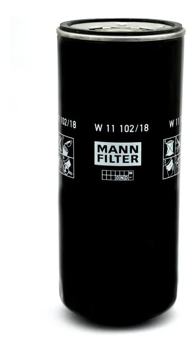Kit 5 Filtro Óleo Mann W11102/18