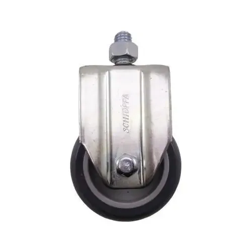 Rodizio Fixo Para Carrinhos Roda Pvc Fle 312 Bp Mf Até 60 Kg