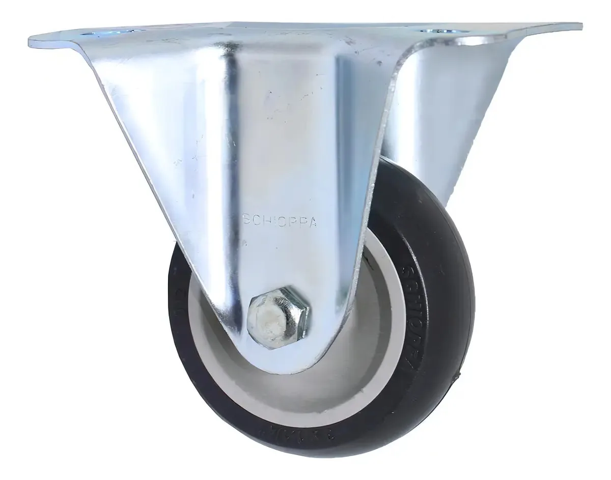 Rodizio Fixo Para Carrinhos E Móveis Roda Pvc Fl 312 Bp Mf