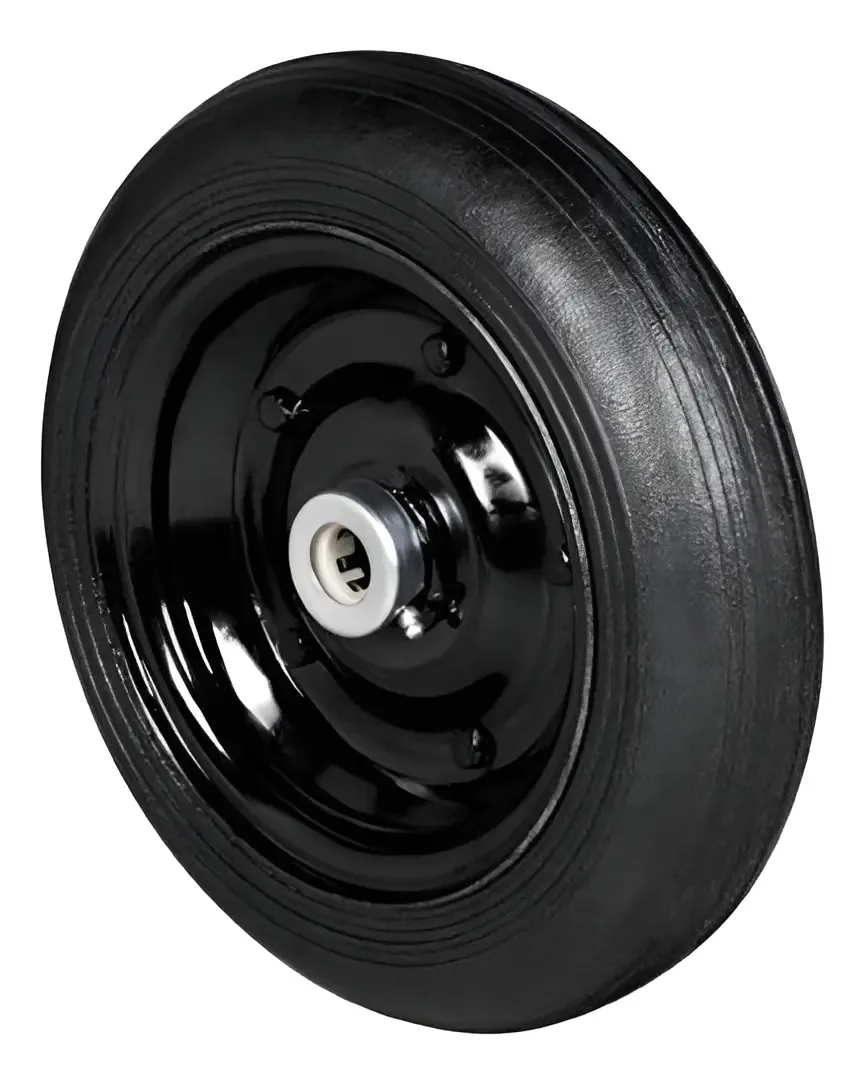 Roda Borracha Maciça Movifacil R 330/8 Para Carrinhos Carga 400 Kg
