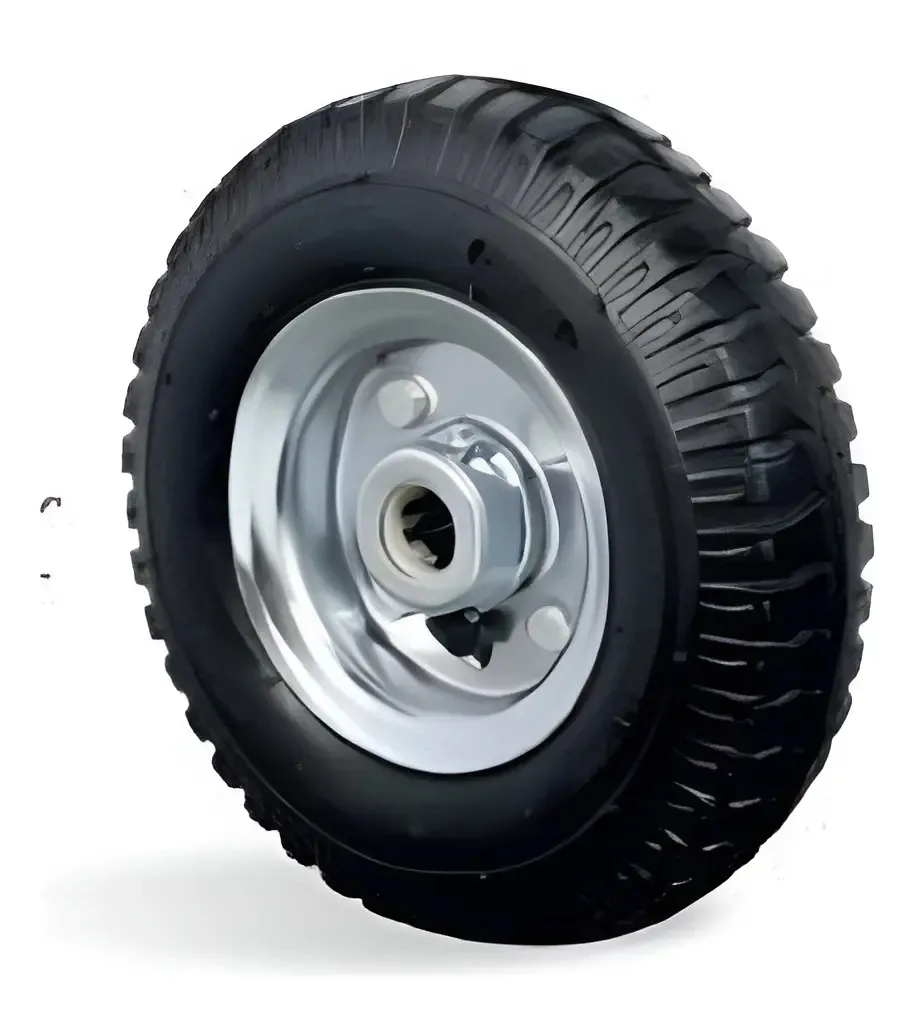 Roda Borracha Maciça Para Carrinhos R 250x4 Pmr Até 200 Kgs