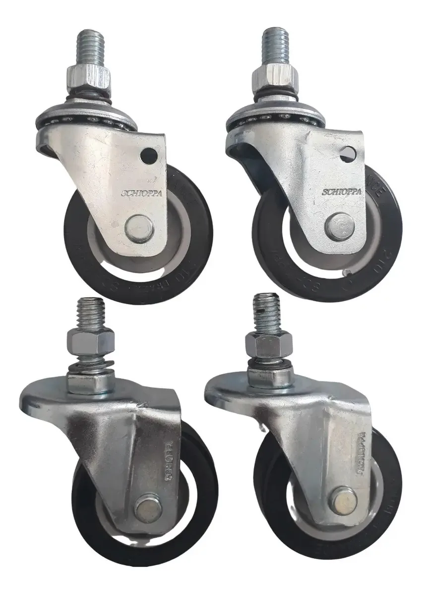 Rodizio Para Carrinhos E Móveis Roda Pvc Glae 210 Bp E Flae