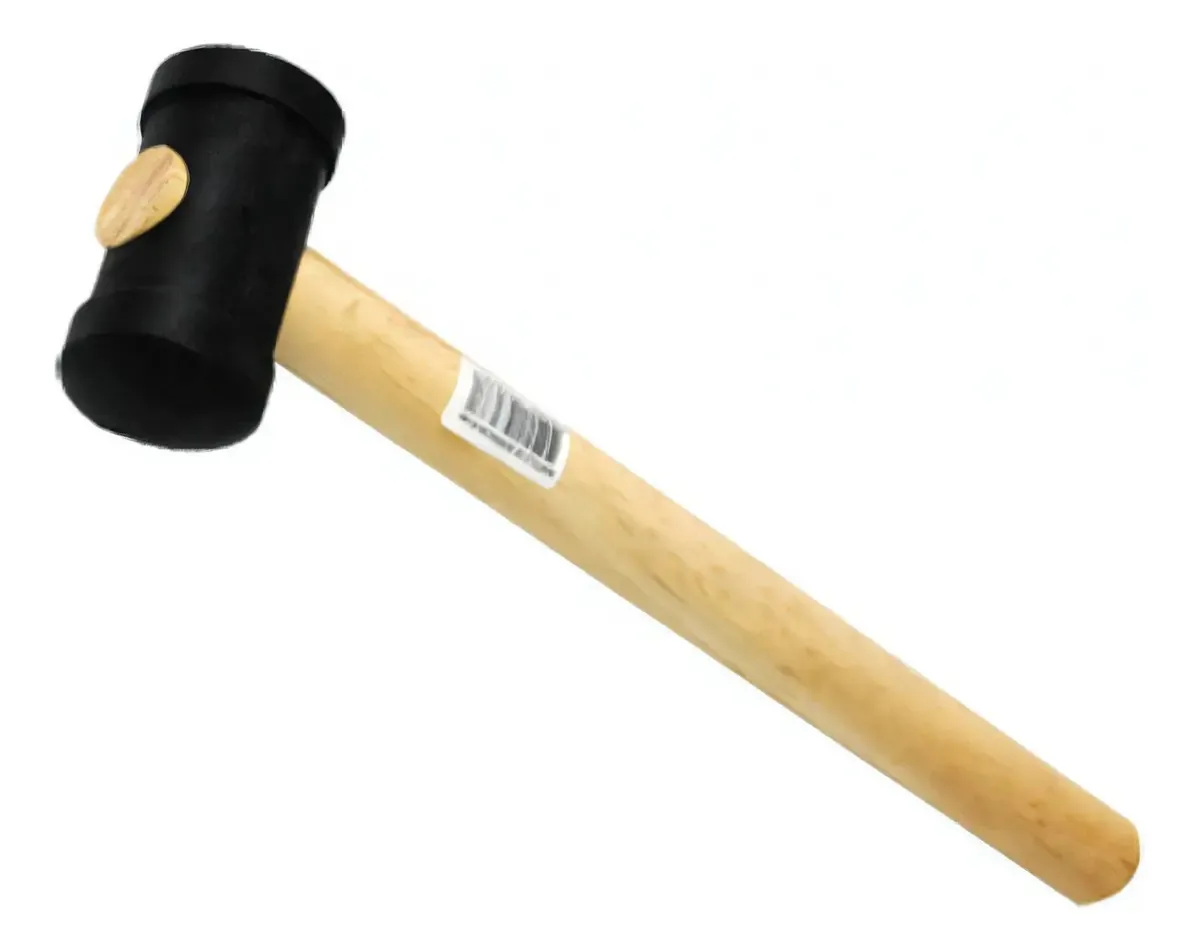 Martelo De Borracha 60 Mm Com Cabo Max Ferramentas...