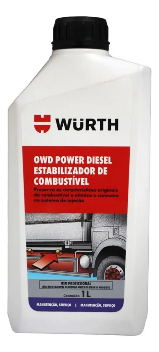 Aditivo Estabilizador Combustível Diesel Wurth 1 Litro