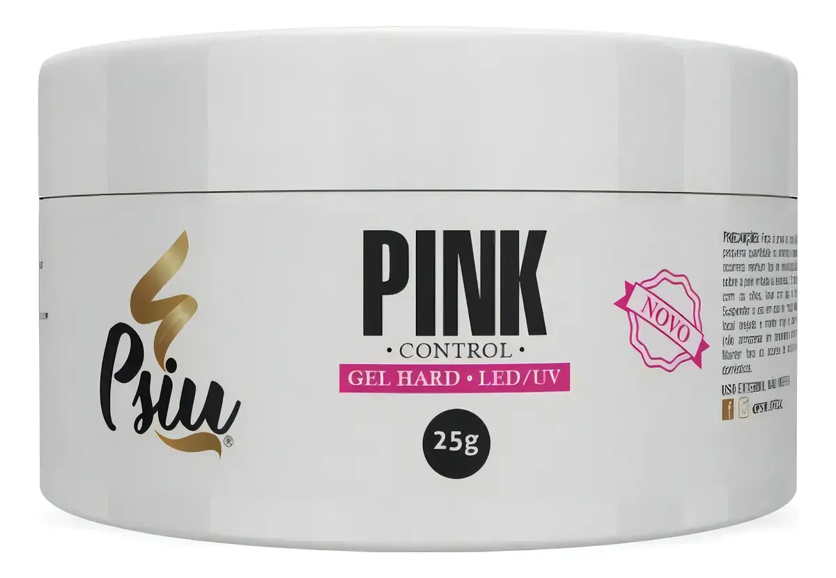 Gel Hard Para Unhas - Pink - Psiu () - 25g