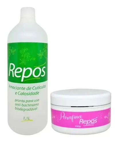 Kit Amaciante De Cuticulas 1,1l E Parafina 250g Repos
