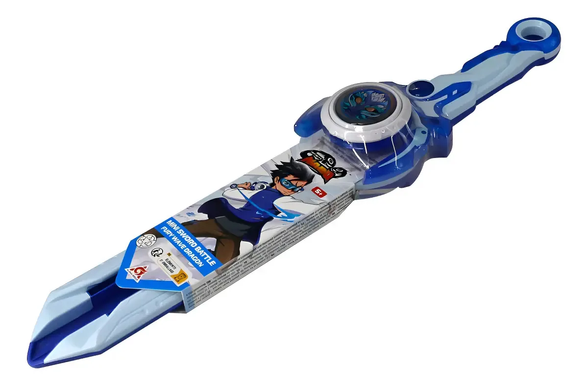 Pião Infinity Nado Mini Sword Battle Azul