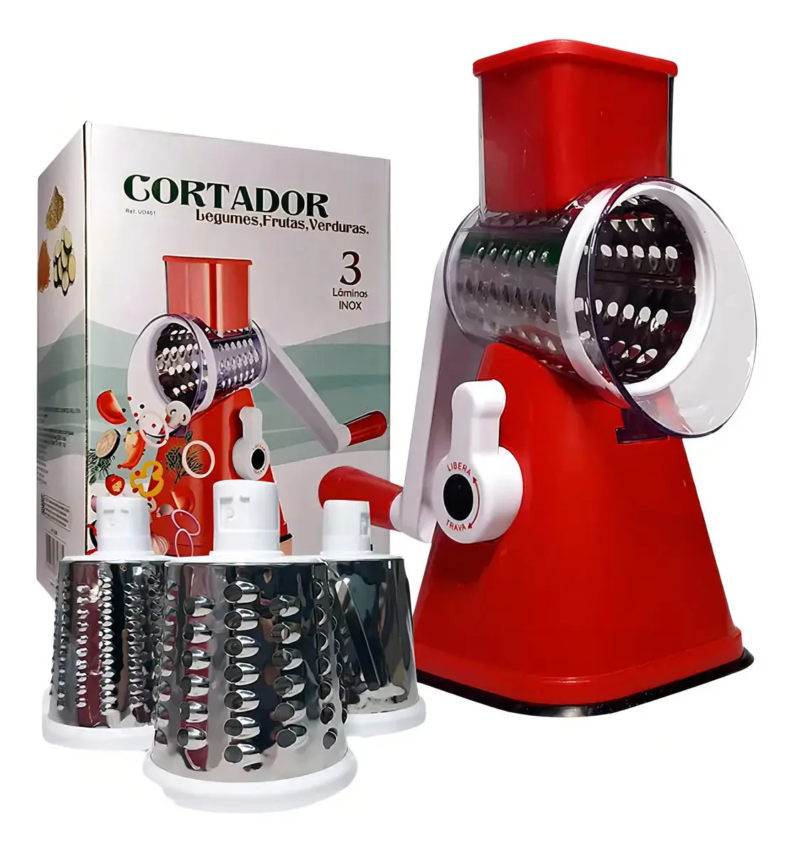 Cortador Fatiador De Legumes Alimentos Ralador - Ud461