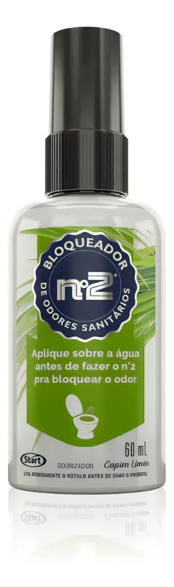 Bloqueador De Odor Azulim Sanitario N2 60ml Capim
