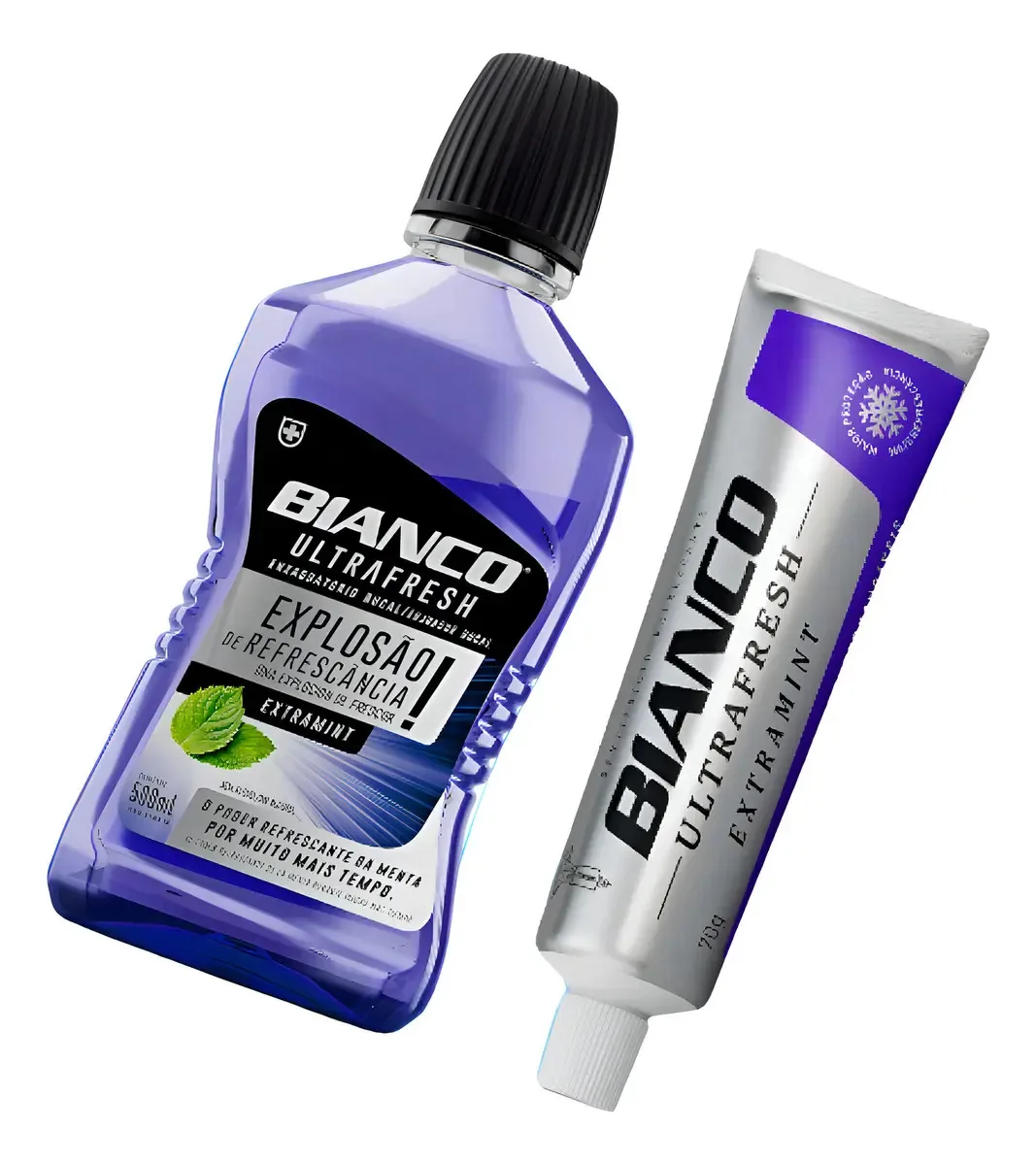 Kit Bianco Enx Bucal 500ml Cr 70g Dent Extramint