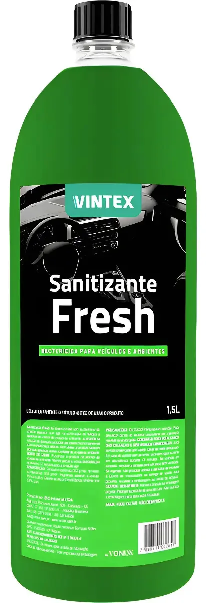 Cheirinho Sanitizante Vonixx Fresh 1,5L para Carro e Caminhonete Vintex