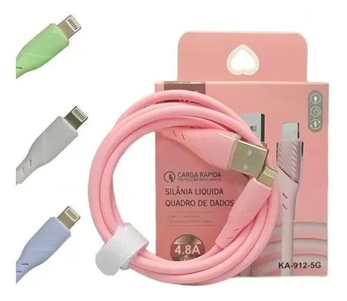 Cabo De Dados Para iPhone Carregar Cores Aleatórias