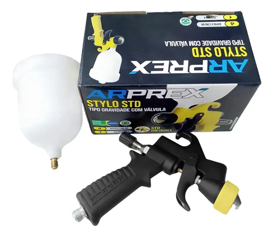 Pistola De Pintura Stylo Std - Arprex Bico 1,0mm