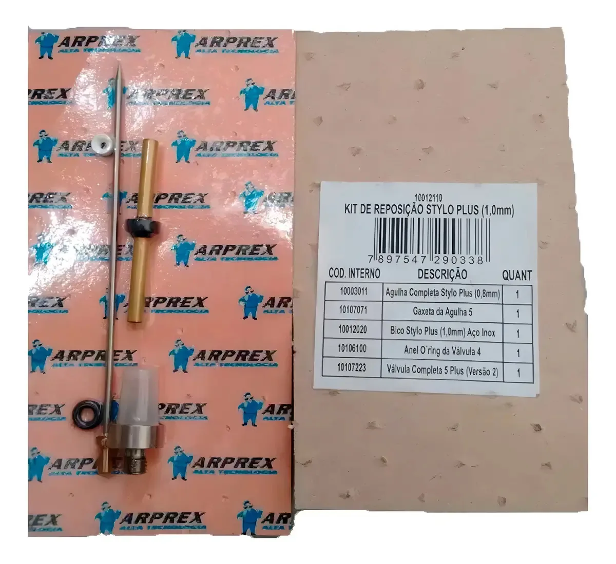 Pistola de Pintura Arprex Stylo Plus Bico 1.0 Mm