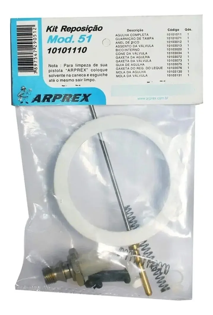 Kit Reposição Mod. 51 10101110 Arprex