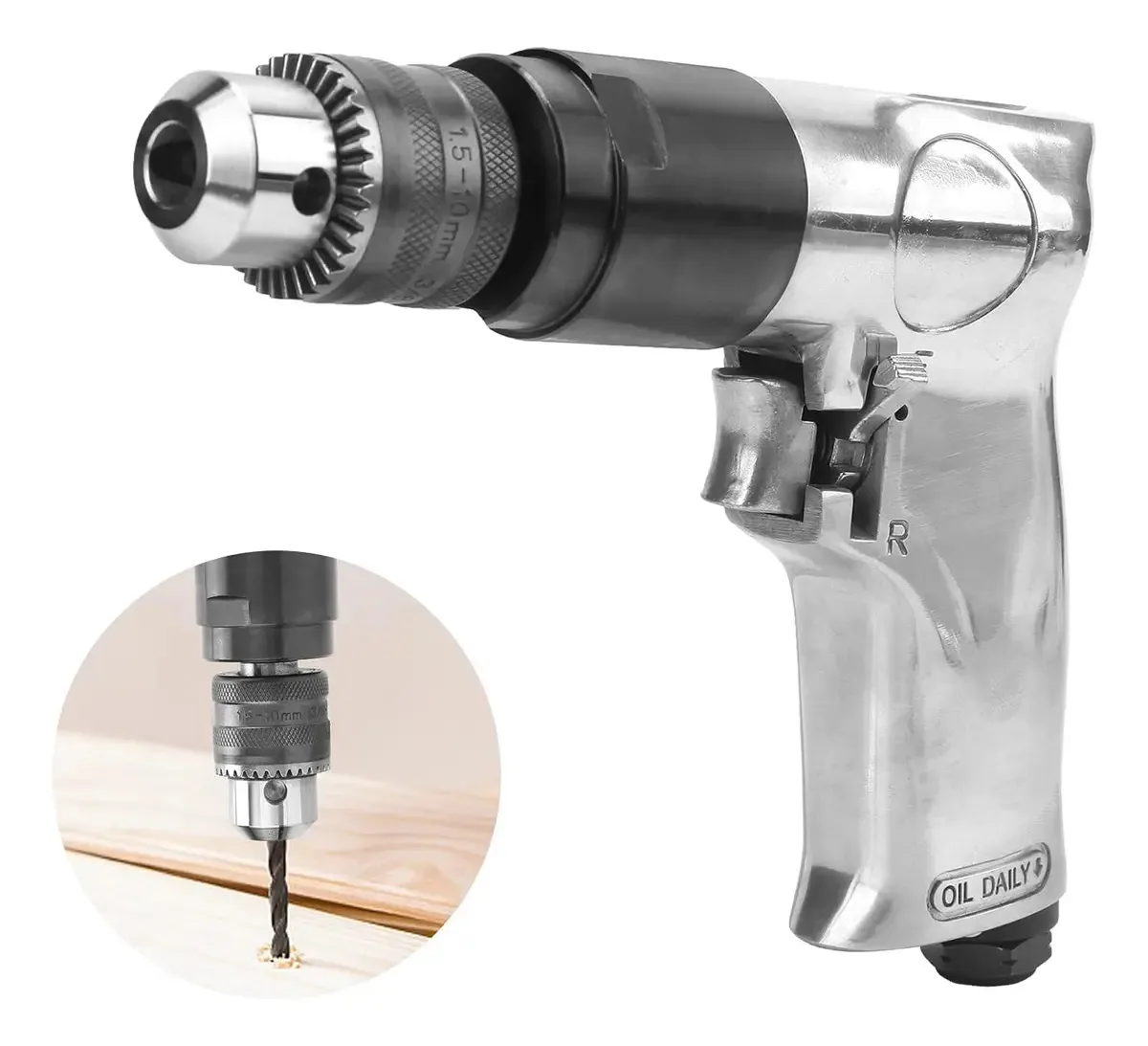 Furadeira Pneumática Reversível Mandril 3/8 Arprex