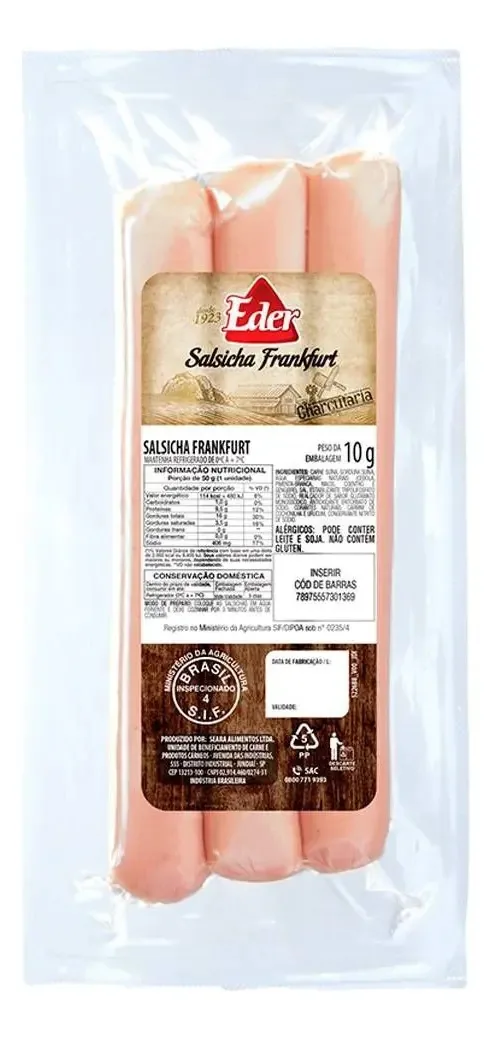 Salsicha Frankfurt Cry Eder