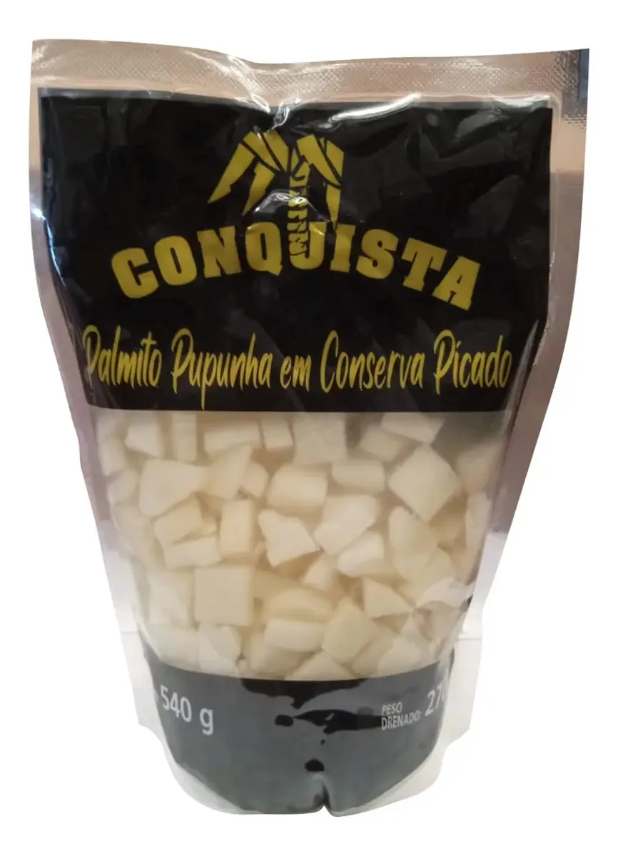 Palmito Pupunha Picado Em Conserva Conquista 270g
