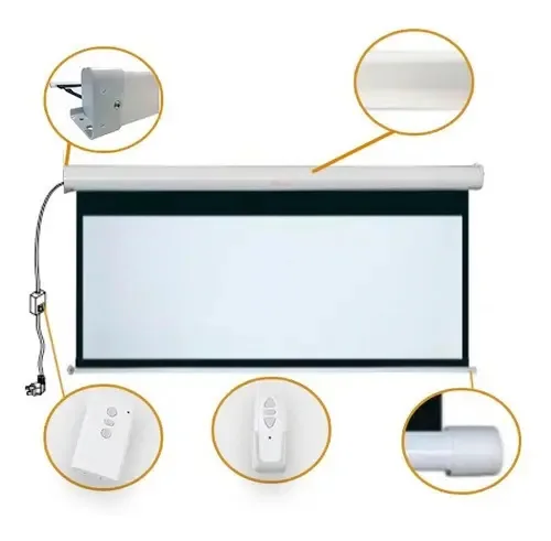 Tela De Projeção Elétrica Tbes100v (2.04x1.53m) 110v