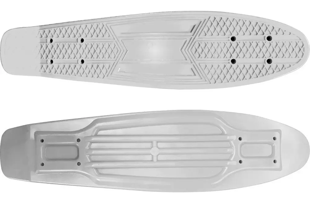 Shape De Mini Cruiser Owl Sports Cor Cinza Claro