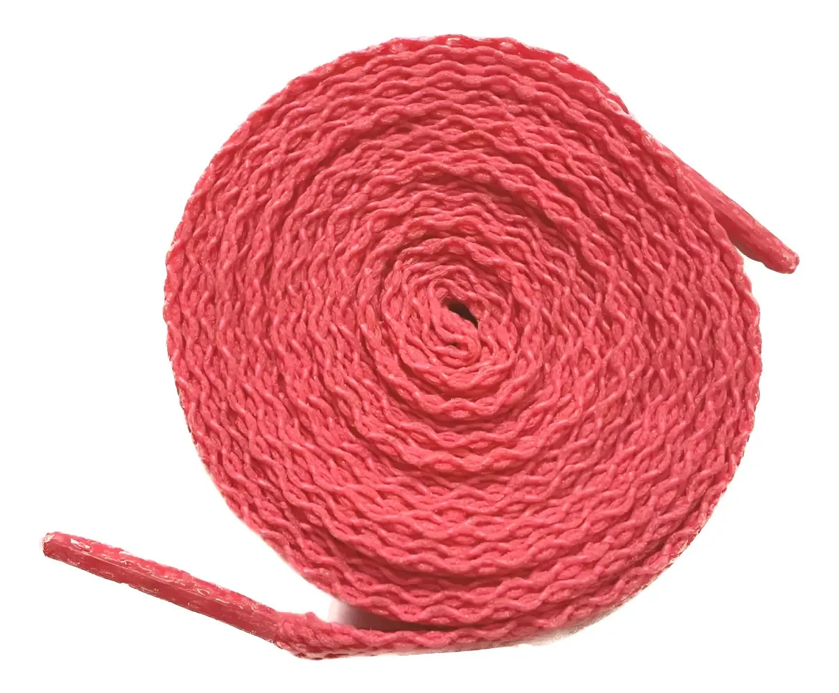 Cadarços Owl 1 Par Colorido 1,6m Para Patins E Tênis Cor Salmão