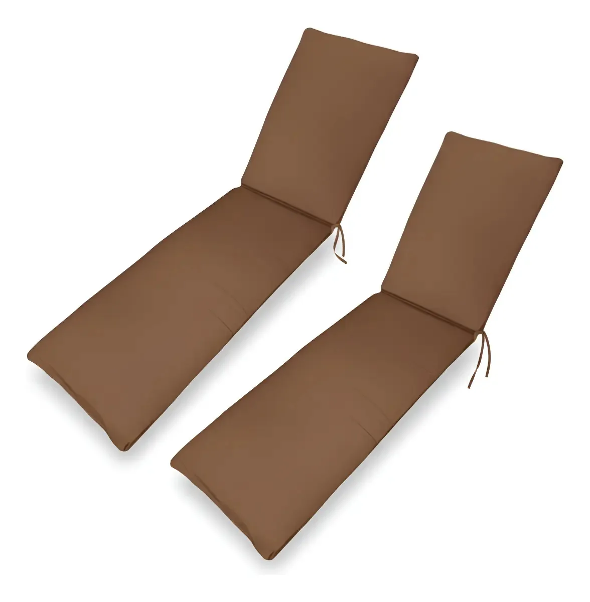 Kit de Almofadas para Espreguiçadeira Premium Jgs em Azul Marinho e Marrom