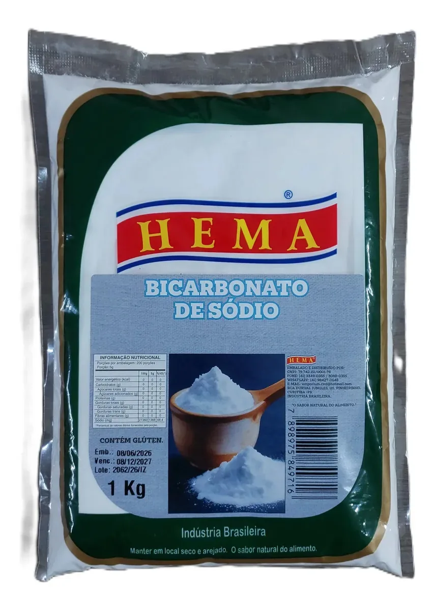 Bicarbonato De Sódio 1kg