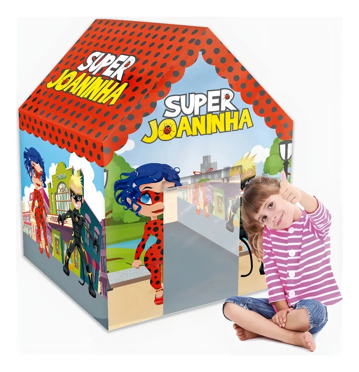 Toca Barraca Casinha Infantil Super Joaninha