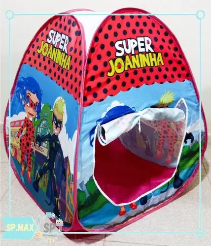 Toca Barraca Infantil Dobravel Pop Up Super Joaninha