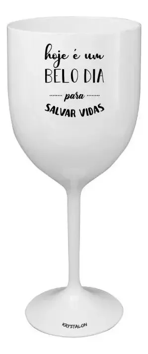 Kit 6 Taças Vinho Branca Personalizadas Enfermagem