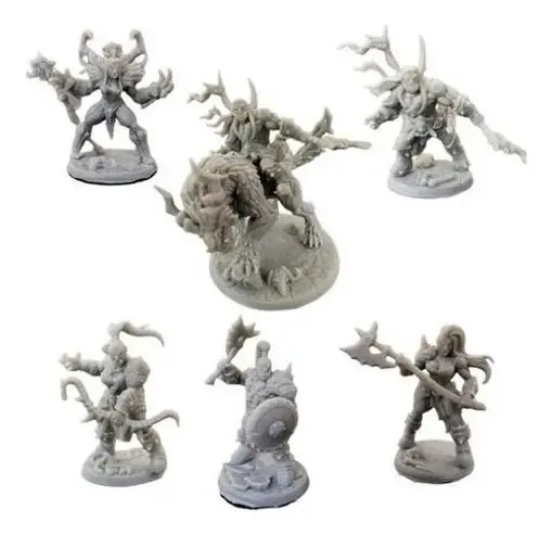 Kit Miniaturas Orcs Lizards E Thieves Dungeons And Dragons