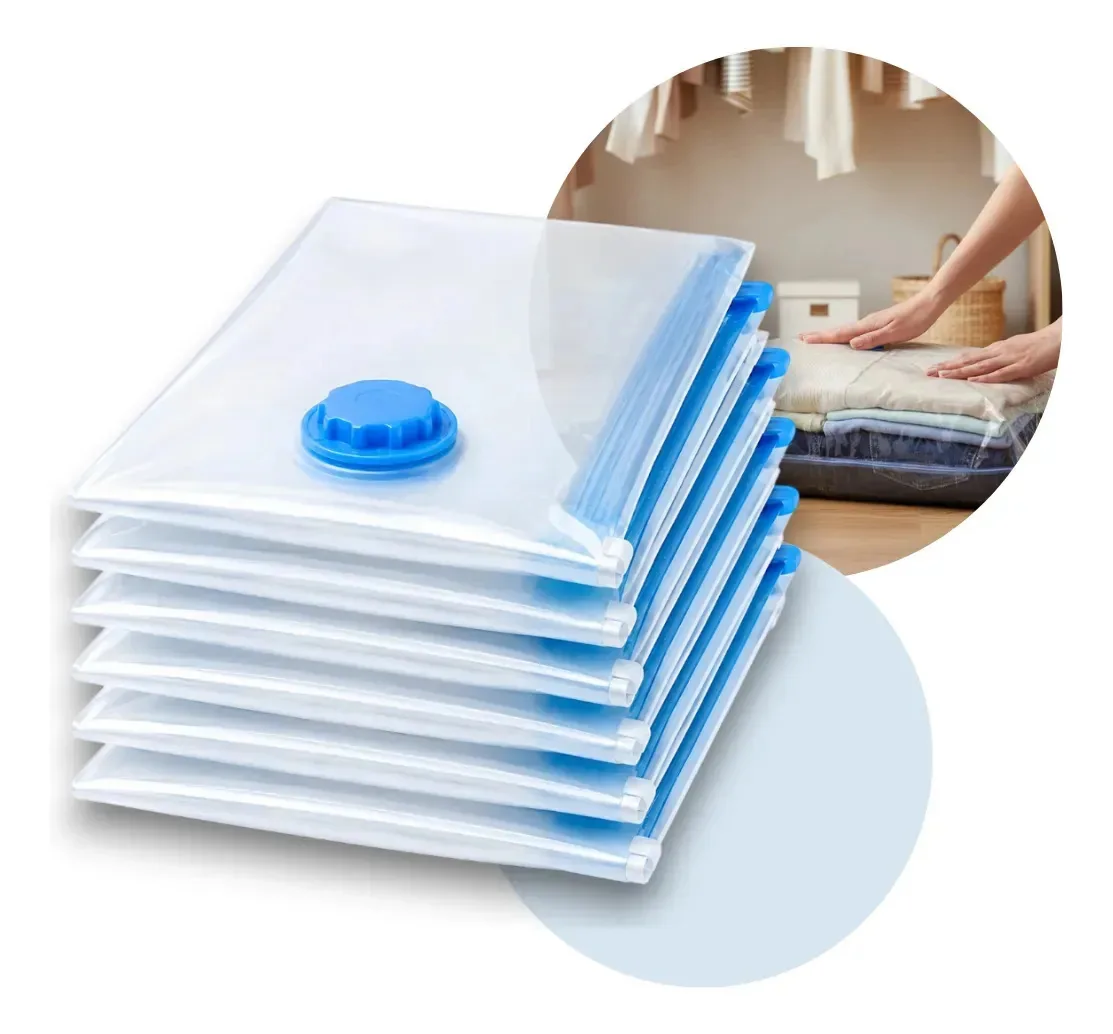 Kit Saco A Vacuo Embalagem Bag Tamanho 60x80 Cm 20 Kit Und