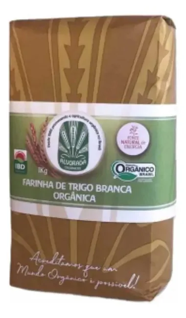 Farinha De Trigo Branca Orgânica Alvorada 1kg