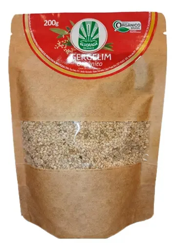 Gergelim Branco Orgânico Alvorada 200g