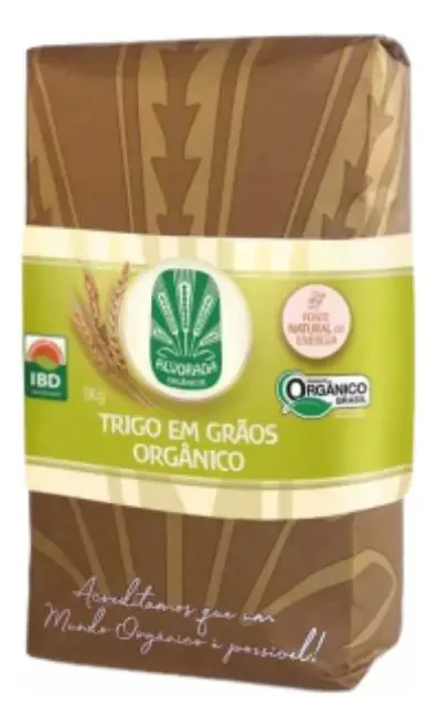Trigo Em Grãos Orgânico Alvorada 1kg
