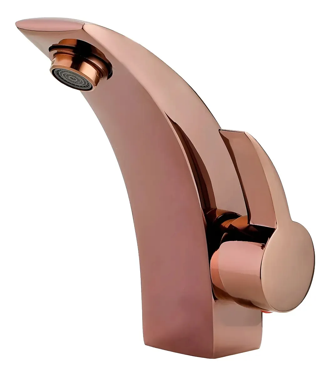 Torneira Monocomando Rose Gold Cromado Banheiro NV Gold