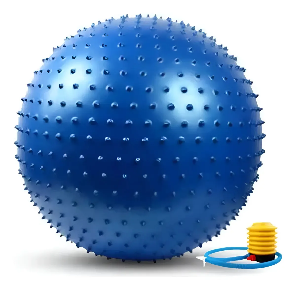 Bola De Pilates 65cm Suíça Ginástica Textura Cravo