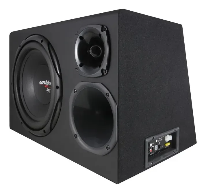 Caixa Trio Amplificada Unlike Unb12t400 400wrms 12pol Dutada