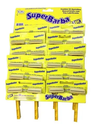 Aparelho De Barbear Super Barba Descartavel.pct C/24.