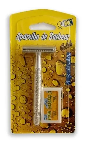 Estojo Barbear Superbarba Metal Gold