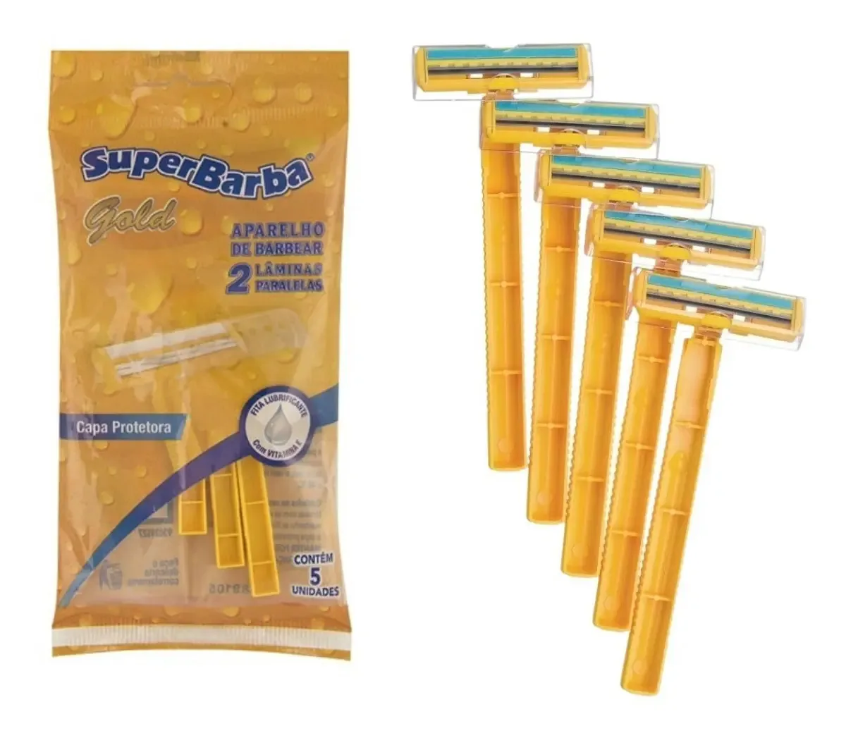 Aparelho De Barbear Amarelo Super Barba