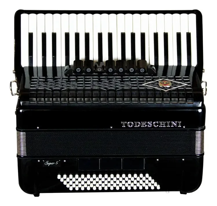 Acordeon Todeschini 80 Baixos - Preto