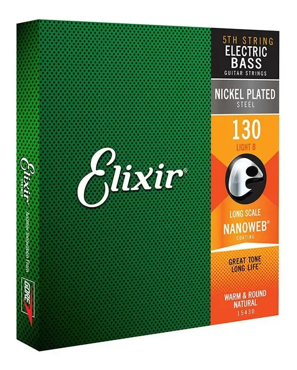 Corda 5ª Si Baixo Medium Els 130l Elixir