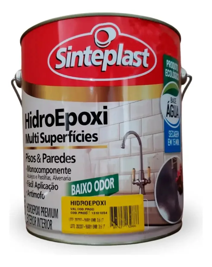 Tinta Epóxi Base Água Brilhante Renova Banheiros 900ml Cor Elefante