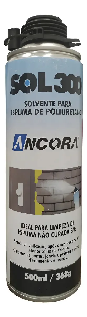 Solvente Para Remoção Espuma Pu Spray 500ml - Âncora