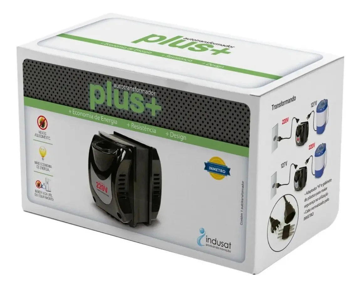 Auto Transformador 500w Bivolt Plus+ - Indusat
