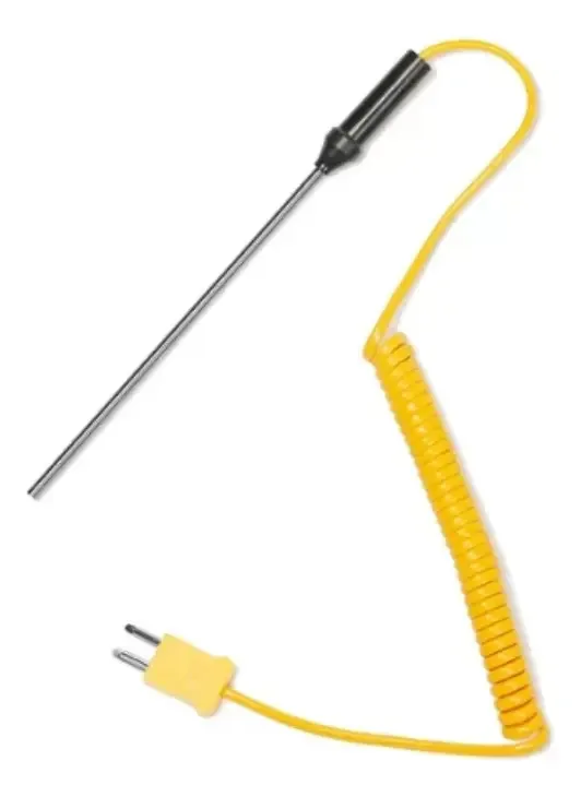 Termopar Para Imersão Sensor Temperatura Tipo K Com Cabo 1m