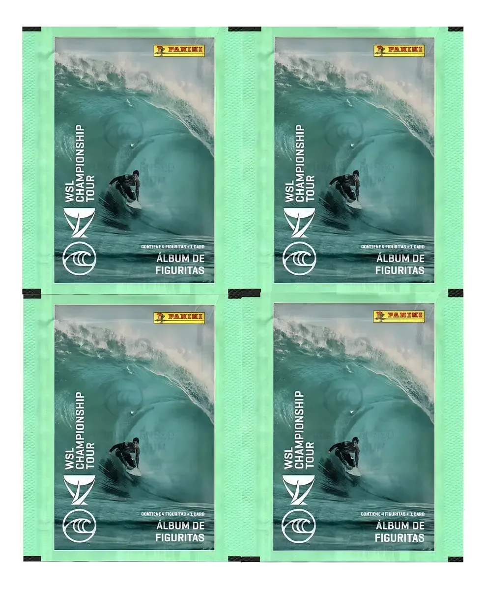 1 Álbum World Surf League 2021 + 40 Figurinhas E 10 Cards