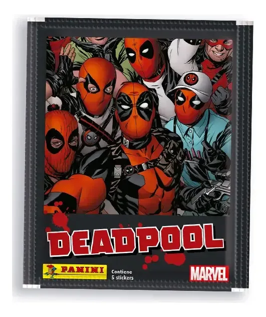 20 envelopes de álbuns de Deadpool Marvel